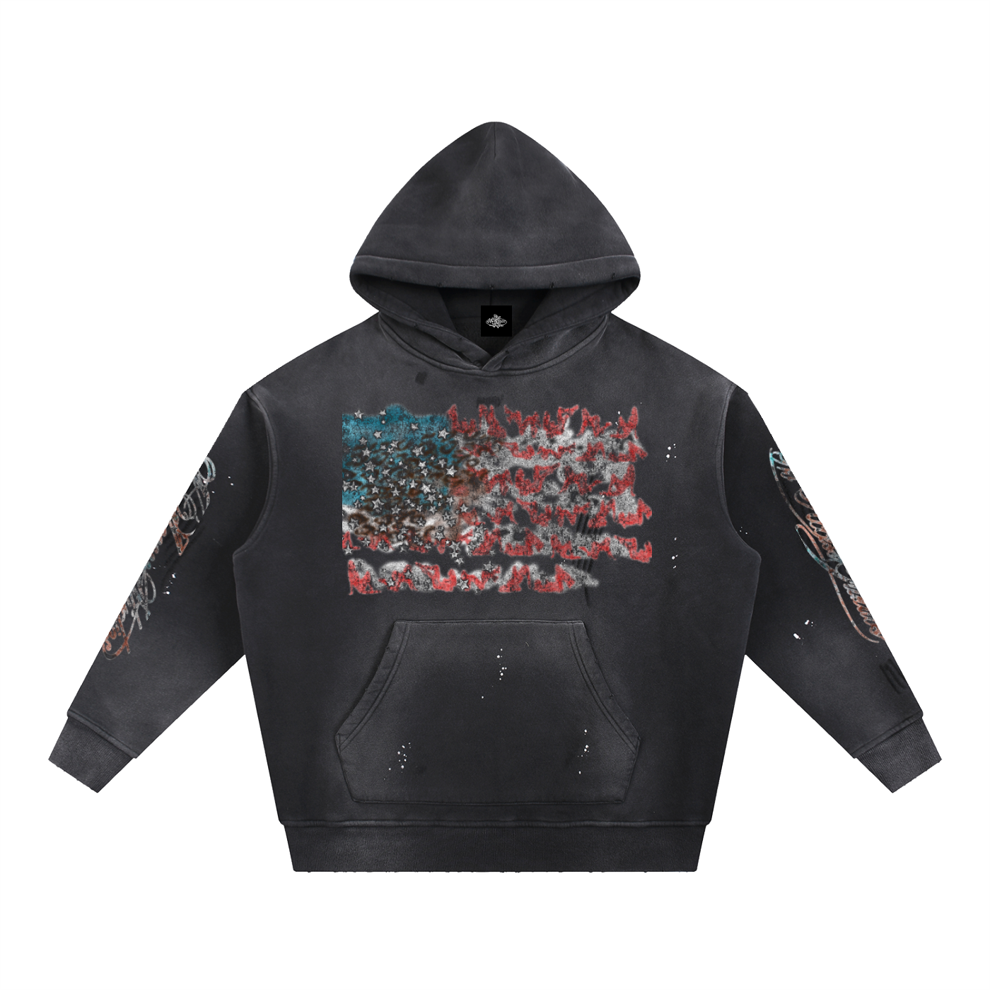 UNITED STATES OF NAS Vintage Washed Hoodie
