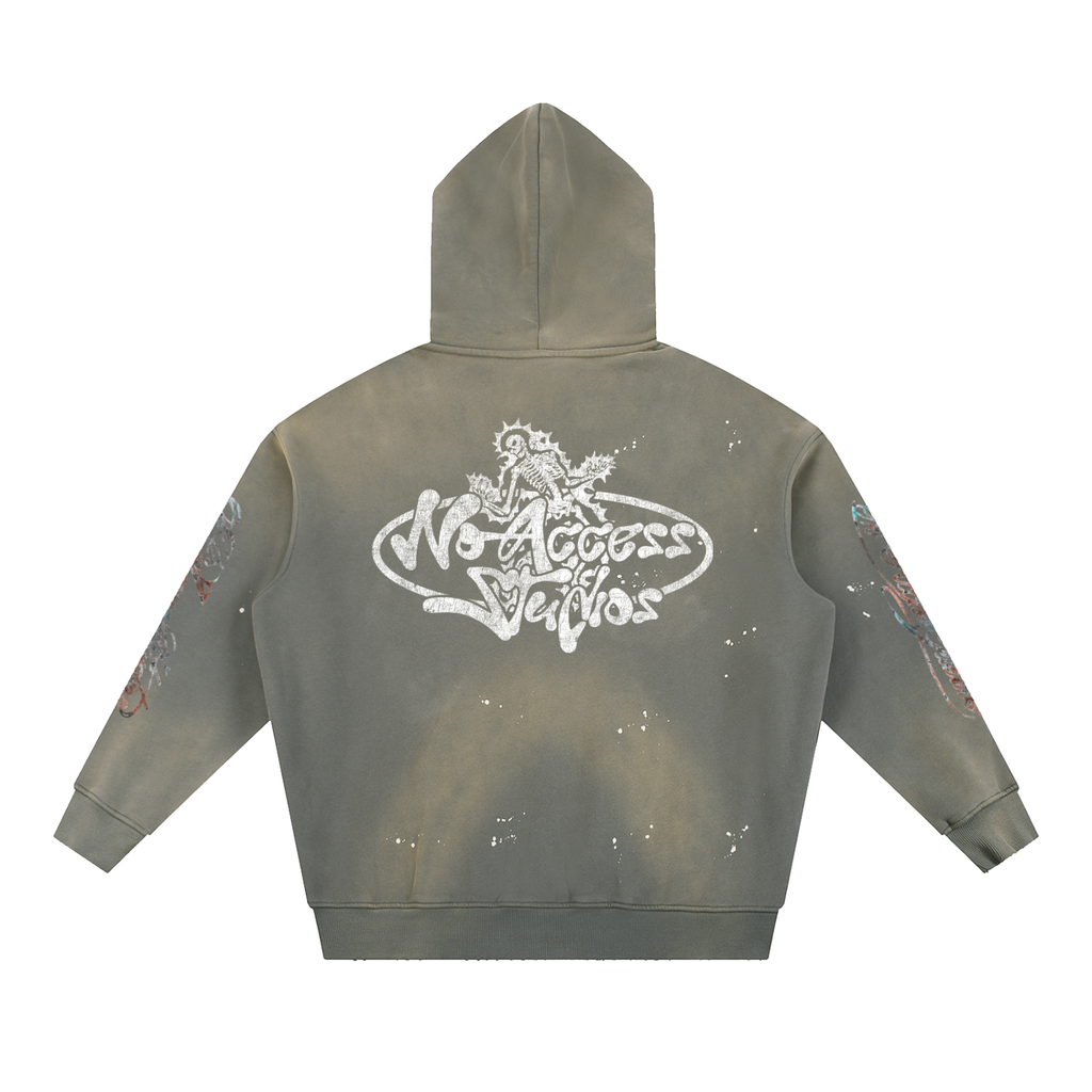 UNITED STATES OF NAS Vintage Washed Hoodie