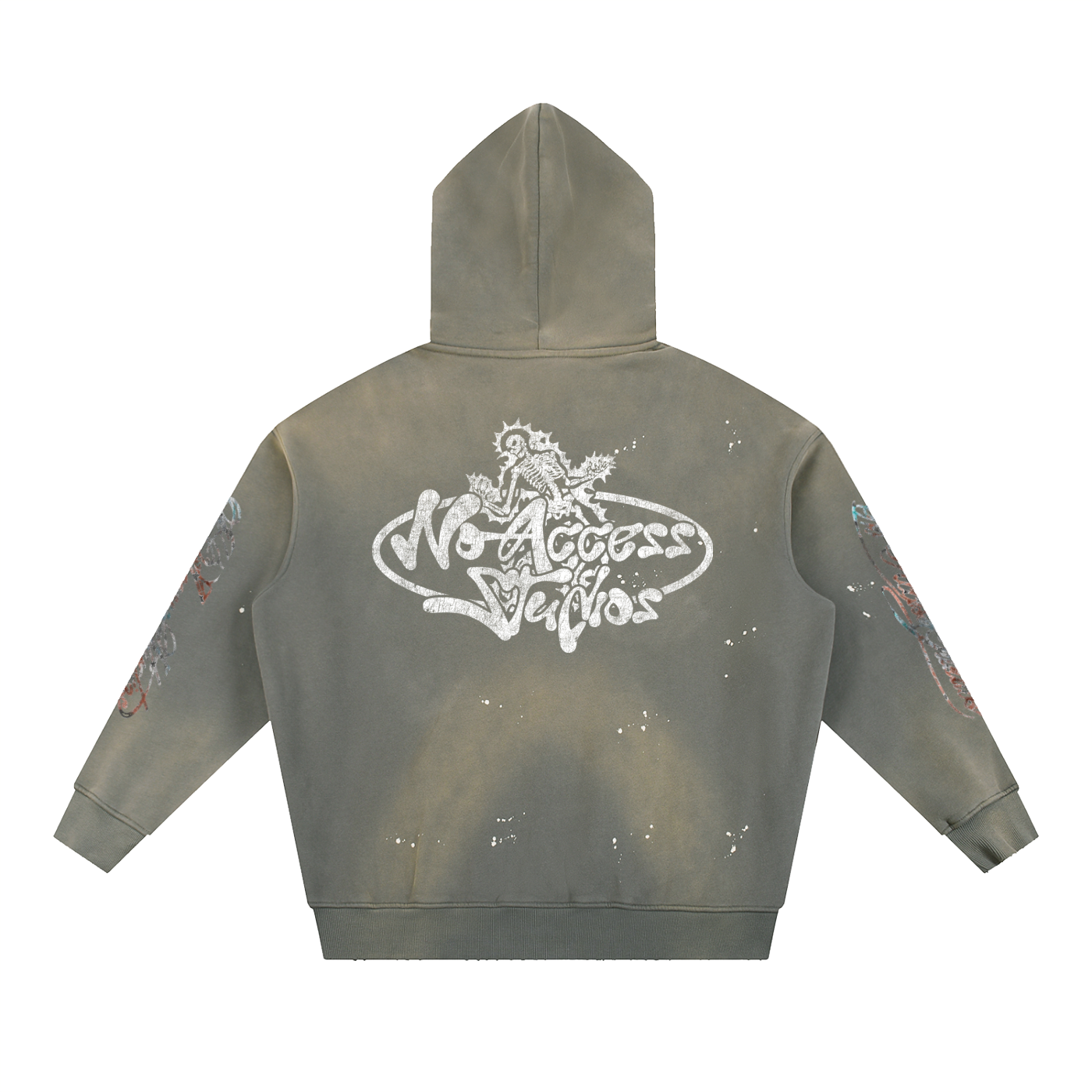 UNITED STATES OF NAS Vintage Washed Hoodie