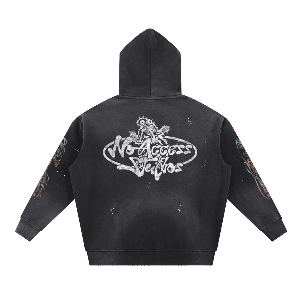 UNITED STATES OF NAS Vintage Washed Hoodie