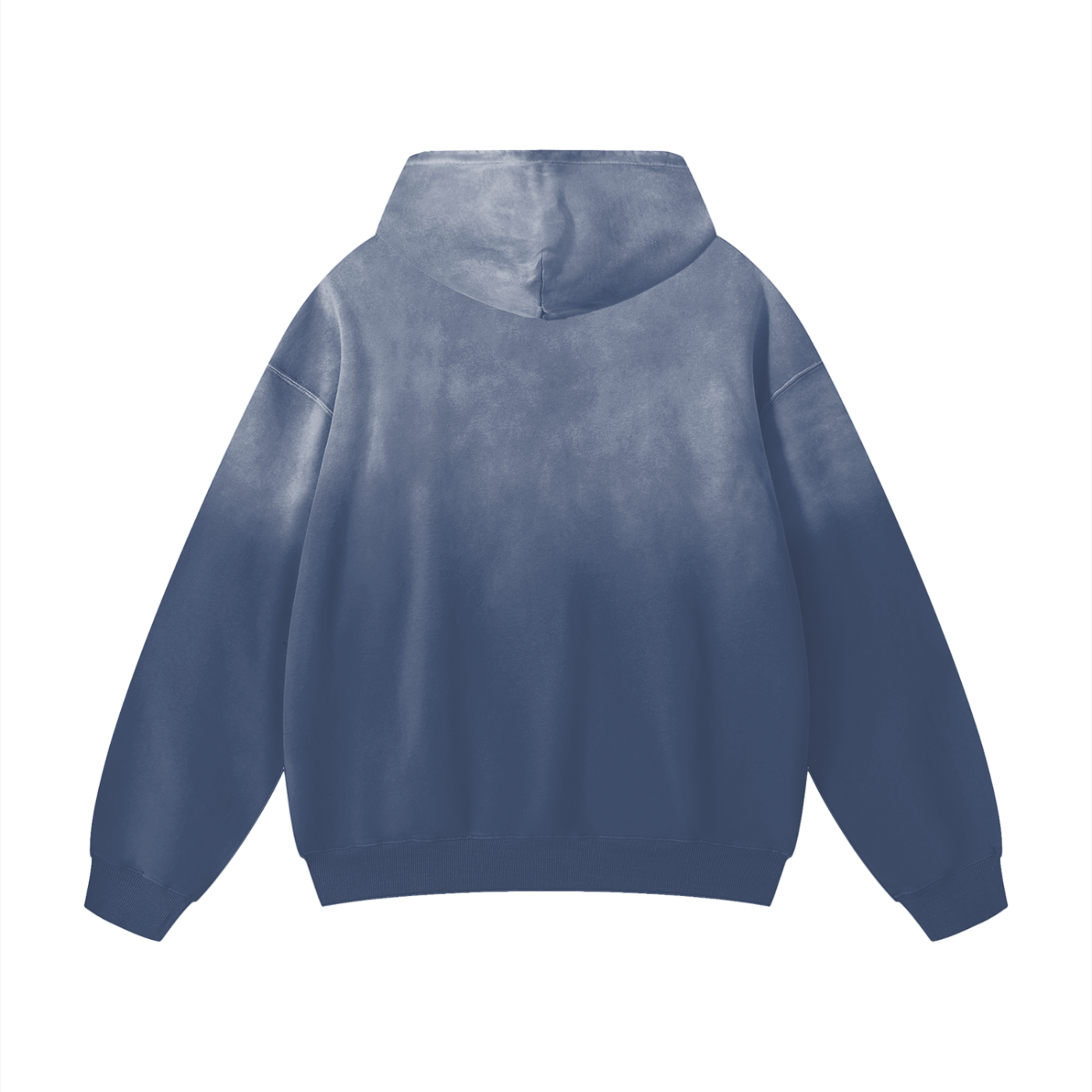 Wavy Navy Blu PE Pullover Hoodie UNI
